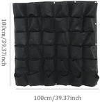 Hanging Planter Bags Vertical Wall Mounted Plant Grow Bags 36 Pocket Fabric Pots for Home Balcony - Image 3