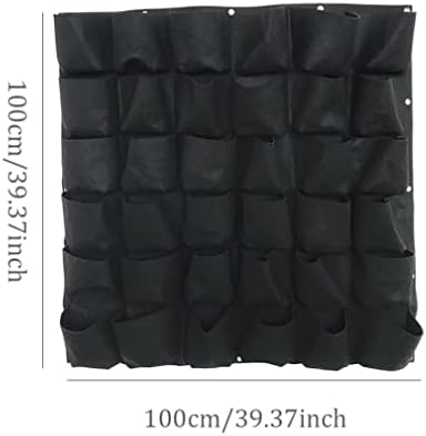 Hanging Planter Bags Vertical Wall Mounted Plant Grow Bags 36 Pocket Fabric Pots for Home Balcony - Image 3
