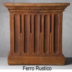 Campania International P-596-FR Newberry Urn, Ferro Rustico Finish - Image 2