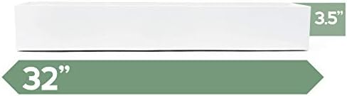 Buhbo Modern Metal Trough Rectangle Planter 32 inch, White - Image 3