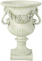 Garden Urn Planter, 17.3 x 24 Inch, White - Image 2
