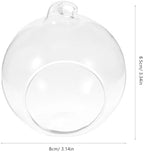 12pcs Glass Globe Terrarium Hanging Planter for Moss Crafts Home - Image 2