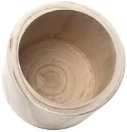 CYS EXCEL 11'' Wood Cylinder Planter, Natural, Lightweight, Floor Cachepot for Large Artificial Trees, Faux Greenery, and Live Houseplants, Fiddle Leaf Figs, or Monsteras (in Plastic Liner Pots Only) - Image 3