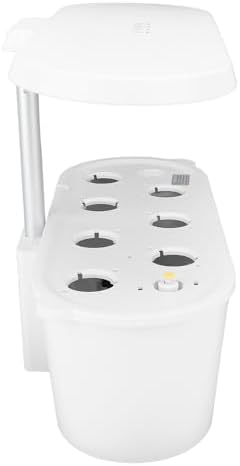 Hydroponics Growing System, 7 Pods Indoor Garden, Germination Kit with 24W LED Light, Pump System, Automatic Timer, Water Cycle, Smart Modes for Home Kitchen Gardening (White) - Image 5