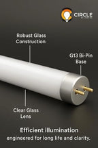 Circle F32T8/741 SP41 32W 4FT T8 Fluorescent Tube 4100K Cool White 25 Pack - Image 3