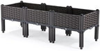 Plastic Raised Planter Box with Legs for Gardening by Unknown