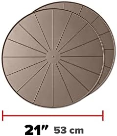 WeatherTech 21" Project Mats/Coasters - Contain Projects and Their Messes (8A21CST2PKTN) - Tan (2-Pack) - Image 2
