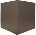 Indoor/Outdoor 7" Planter for Live or Artifical Plants (7.1" L x 7.1" W x 7.1" H, Metallic Bronze) by Unknown
