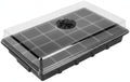 Durable PP Plastic Seedling Tray with Clear Humidity Dome, Propagation Box for Indoor Plant Germination and Cuttings by Unknown