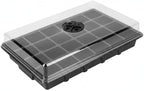 Durable PP Plastic Seedling Tray with Clear Humidity Dome, Propagation Box for Indoor Plant Germination and Cuttings by Unknown