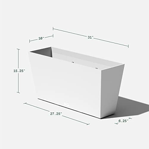 Veradek Pure Series Midori Planter - Wide Outdoor Planter - Image 2