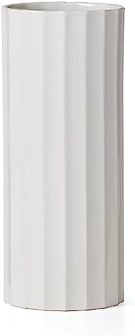 Lenox 895081 French Perle Scallop Cylinder Vase by Lenox