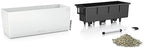 Lechuza BALCONERA Color 50 White, Self-Watering Window Box (Railing Planter), H7.5 L19.7 W7.5 in - Image 3