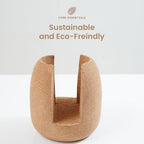 Natural Cork Oval Propagation Planter with Glass Vase - Image 6