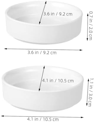 UPKOCH 6pcs Heavy Duty Ceramic Plant Saucers for Indoor and Outdoor Use Drip Trays for Flower Pots Water Trays for Potted Plants Stylish Base for Home and Garden - Image 2