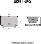 Kante Weathered Concrete Planter 10" Dia All-Weather Round Small Pot - Image 2