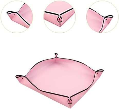 Waterproof Foldable Plant Repotting Mat Garden Potting Pad for Flowerpot Transplanting Mixing Soil Tool for Indoor Plant Repotting(75cmx75cm Pink) - Image 6