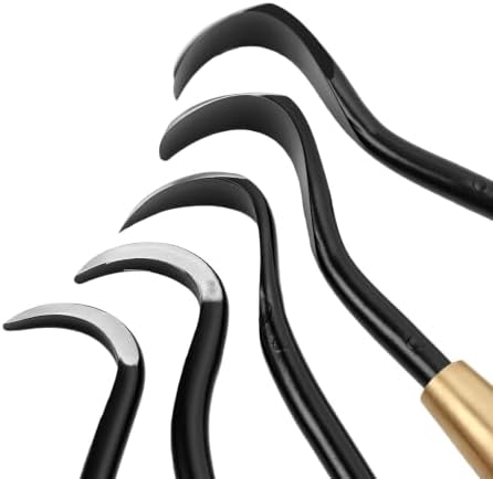Bonsai Carving Tools 5 PCS Special Steel 185mm Length - Image 6