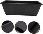 Happyyami Rectangular Plastic Flower Pots 6pcs with Saucers for Plants - Image 7