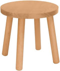 Solid Wooden Stool, Plant Stand,Step Stool,Small Round Stool,Walnut,11.8" H by Unknown