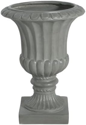 26.25 Inch Urn Planter & Outdoor Planters for Porch, Decorative Plant Pots - Image 7