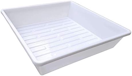 Bootstrap Farmer 1010 Trays White 20 Pack Extra Strength No Holes Seed Starting Microgreens by BootstrapFarmer