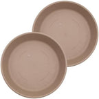 The HC Companies Classic Round Planter Pot, 21 Inch, Sandstone, 2-Pack by TheHCCompanies