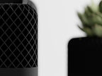 Modern Black Square Planter Pots with Geometric Lattice Design, Set of 2, Indoor Succulent and Bonsai Planters - Image 3