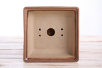 Willow Bonsai Ceramics Square Bonsai Pot 6 Inch – Low‑Profile Square Ceramic Bonsai & Succulent Pot with Accentuated Rim, High‑Fired Frost‑Proof Stoneware, Handmade in USA (Deep Stone, 6inch) - Image 5