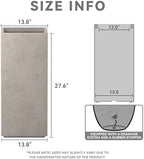 Kante Large Column Square Weathered Concrete Planter 27.6" H, Outdoor - Image 2