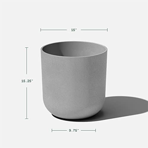 Veradek Mason Series Lima Planter - Large Round Outdoor Planter - Image 3