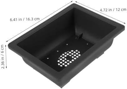 PartyKindom 15pcs Rectangular Plastic Bonsai Plant Pot with Efficient Drainage and Mesh Bottom, Lightweight Deep Tray Planter for Succulent and Bonsai, Suitable for Outdoor and Office Use - Image 2