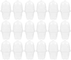 SUPVOX PET Nursery Pots 20 Sets with Lids and Drainage Holes by SUPVOX