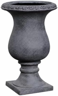 Durable Weather-Resistant Garden Planter Urn for Patio, Lawn, Front Porch, Walkway, and Backyard Planting and Decorative Outdoor Landscaping Display by WOWPIONEER