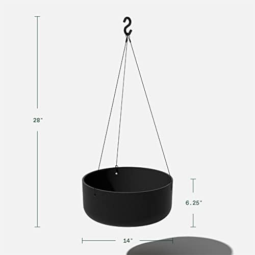 Veradek Mason Series Hanging Lima Bowl Planter - Image 3