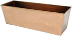 Achla Designs Plain Copper Window Flower Box Planter- Medium (23 1/4"L x 7 3/4"W x 7 1/2"H) by ACHLADesignsHomeGarden
