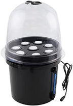 CYJZWOH Plant Nursery Pots with Humidity Dome Soft Transparent Plastic Gardening Pot Hydroponic Growing Kit, Planting Containers Cups Planter Small Starter Seed for Seedling - Image 3