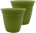 The HC Companies Eclipse Round Planter Pot, 20 Inch, Peridot, 2-Pack by TheHCCompanies