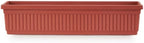 HC Companies 30 Inch Long Fluted Venetian Garden Window Container Planter Box for Indoor or Outdoor Flowers, Vegetables, or Succulents, Clay (4 Pack) - Image 7