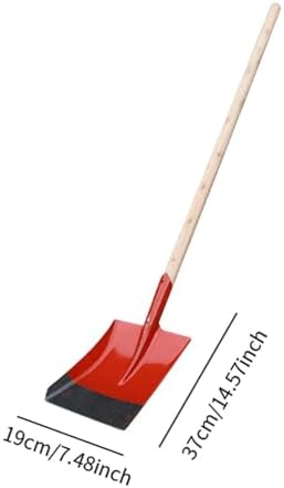 Garden Shovels Heavy Duty Portable Lawn Shovels Hand Digging Shovels Planting Spade Trowel with And Wood Handle Suitable for Lawn Care Yar, 37x19cm - Image 4