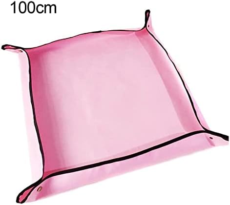 Garden Tools, Shovel, Foldable Plant Repotting Mat, Soil Gardening Succulent Transplanting(Pink,100cm) - Image 2