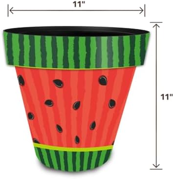 Briarwood Lane Summer Planter 11.75 x 11 x 11 Watermelon Medium - Image 2
