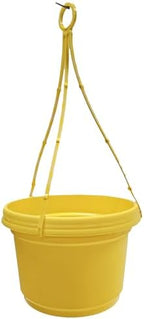 Hanging Flower Pots Yellow 5 Pack - Image 3
