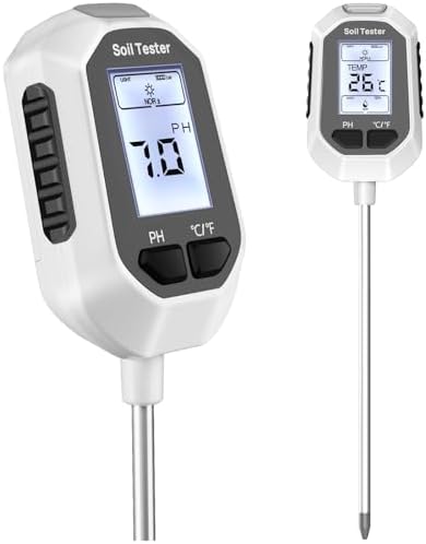 YAMRON 4-in-1 Soil Moisture Meter Digital Plant for Outdoor Plants by YAMRON