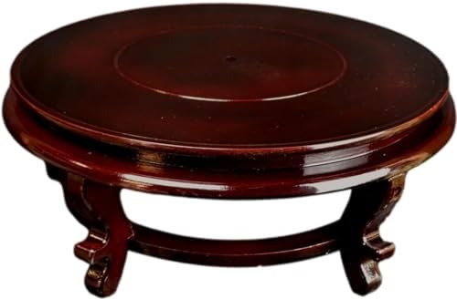 16" Wooden Fishbowl Display Stand for Vases and Planters - Image 5