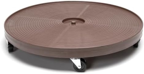 DeVaultEnterprises Devault 23.5 Inch Plant Dolly Multi-Pack, Heavy Duty Rolling Plant Caddy with Wheels for Large Pots and Planters, 500 lb Capacity, Made in USA (2, Espresso) - Image 2