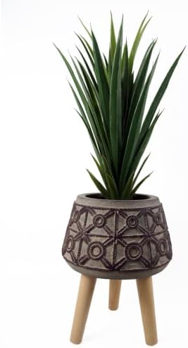 Leaf Large Planters Plant Pots, 36cm Rope fibreglass Composite - Image 3