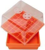 Bootstrap Farmer Countertop Seed Starter Kit in Orange, Reusable 1010 Tray Bundle with Inserts and Humidity Dome - Image 2