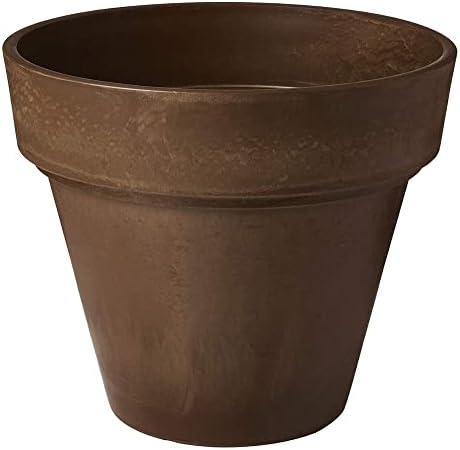 PSW Arcadia Garden Products OT41C Traditional Pot, 16 by 13.5-Inch, Chocolate - Image 2