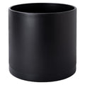 D'vine Dev Plastic Planter Pot with Saucer, 14 in, Black, 74-X-B-4 by DvineDevPlanterPotsandStand